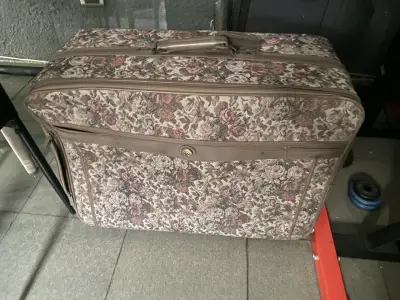 De coleccion año 1980 Bolso Jordache floral beige - miniatura 2