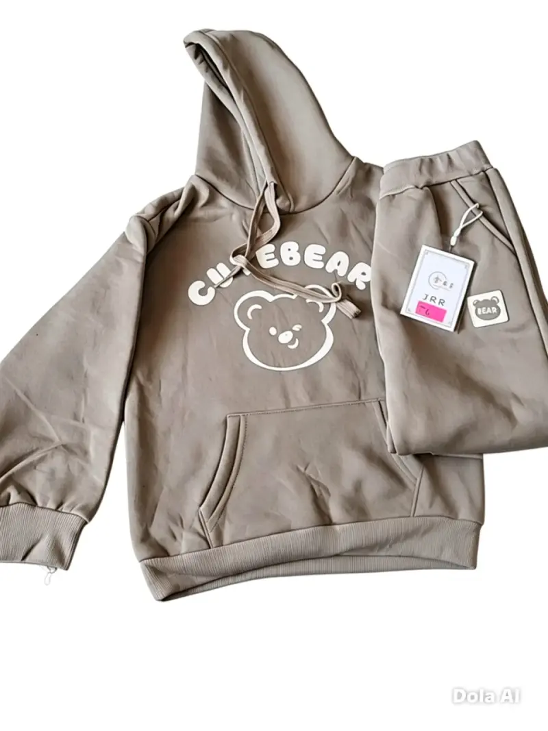Conjunto polerón y pantalon CuteBear niño