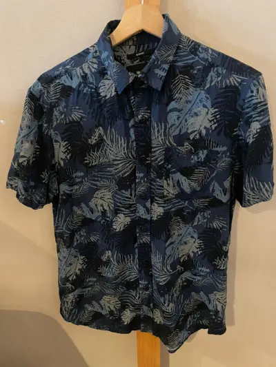 Camisa Azul Mossimo Talla M - miniatura 2