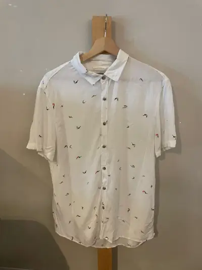 Camisa Foster Blanca Talla L - miniatura 2