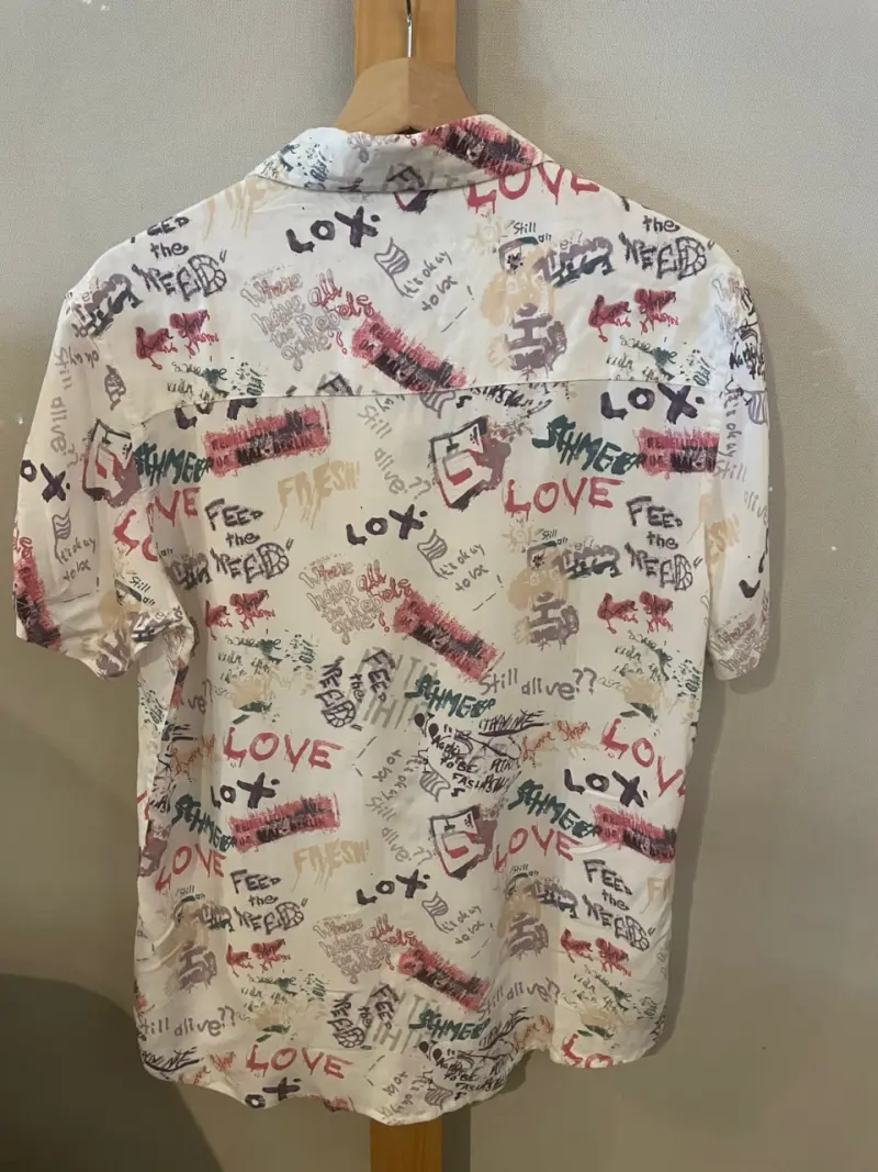 Camisa Opposite Blanca Talla M - 3