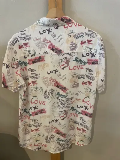 Camisa Opposite Blanca Talla M - miniatura 3