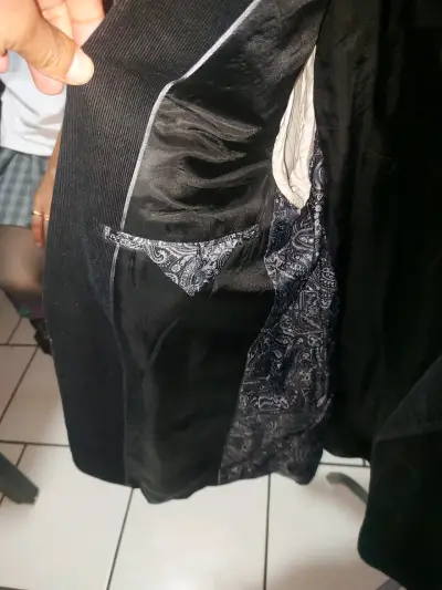 Blazer de pana negro - miniatura 5