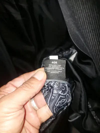 Blazer de pana negro - miniatura 6