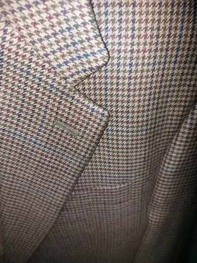 Blazer de seda  a cuadros - miniatura 2