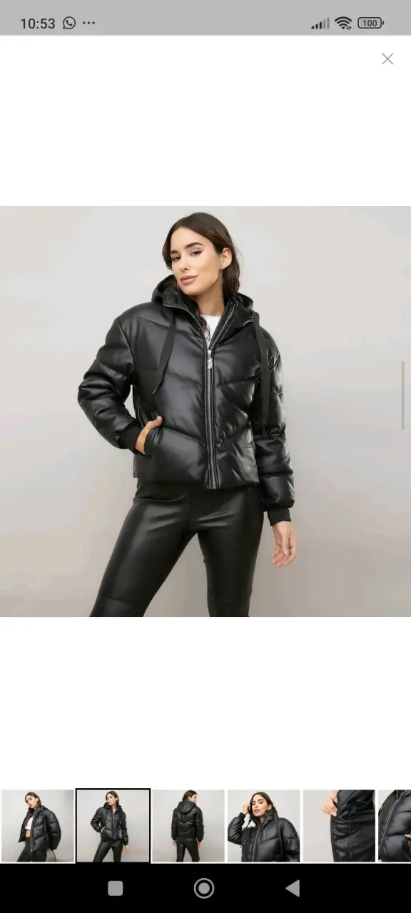 Chaqueta acolchada negra - 2