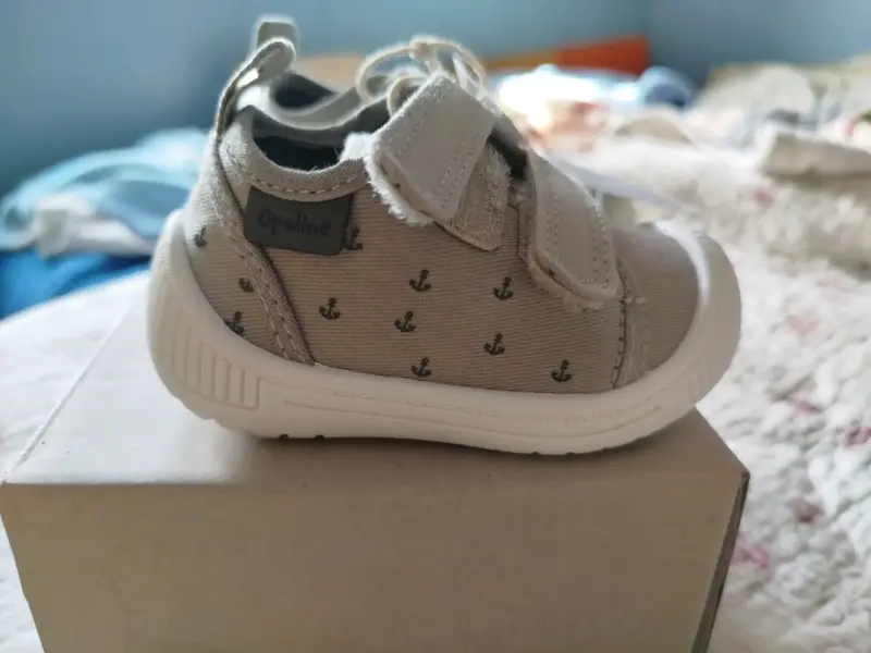 Zapatillas grises para bebé N°19 - 3