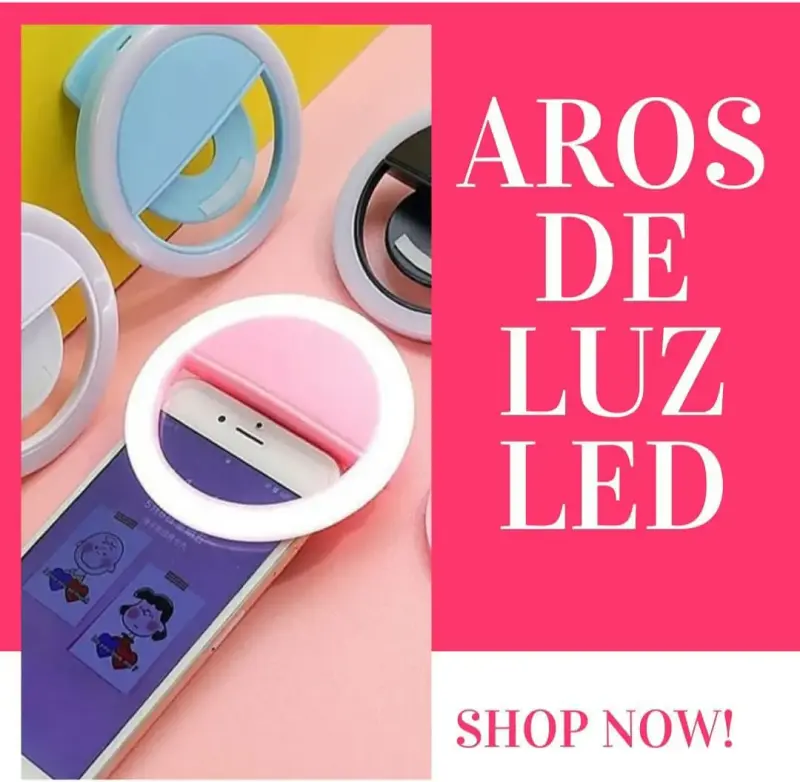 Aro de luz LED para celular - 1