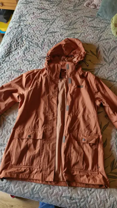 Chaqueta impermeable naranja - miniatura 2
