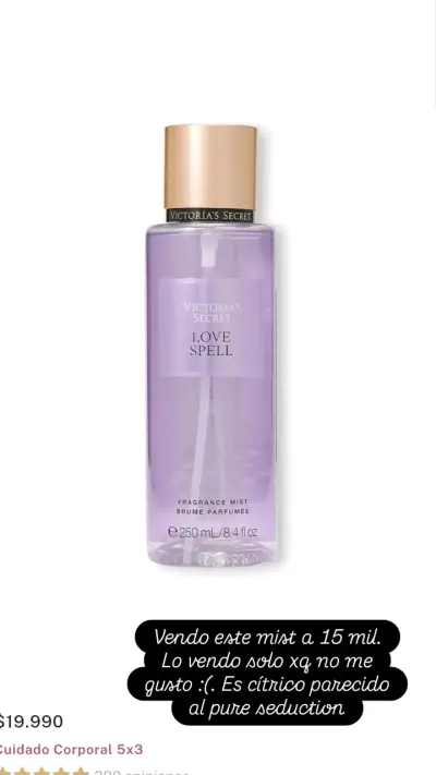 Mist Victoria's Secret Love Spell - miniatura 2