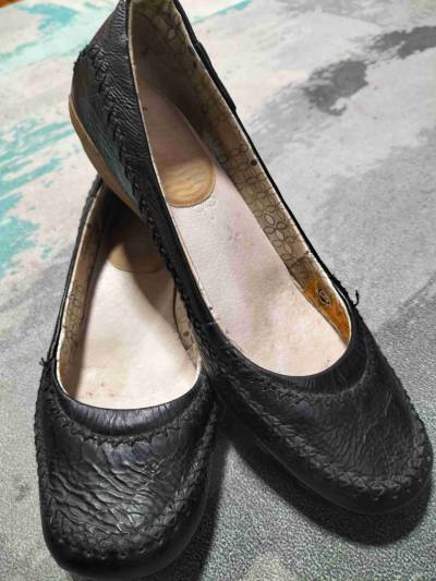 Zapatos planos negros mujer - miniatura 1