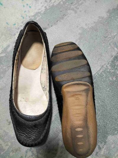 Zapatos planos negros mujer - miniatura 2