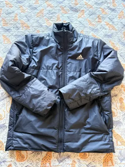 Chaqueta Adidas negra  acolchada - miniatura 1