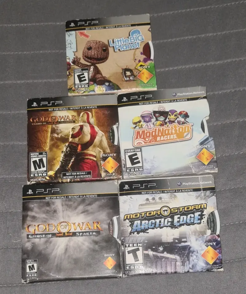 Conjunto de juegos PSP