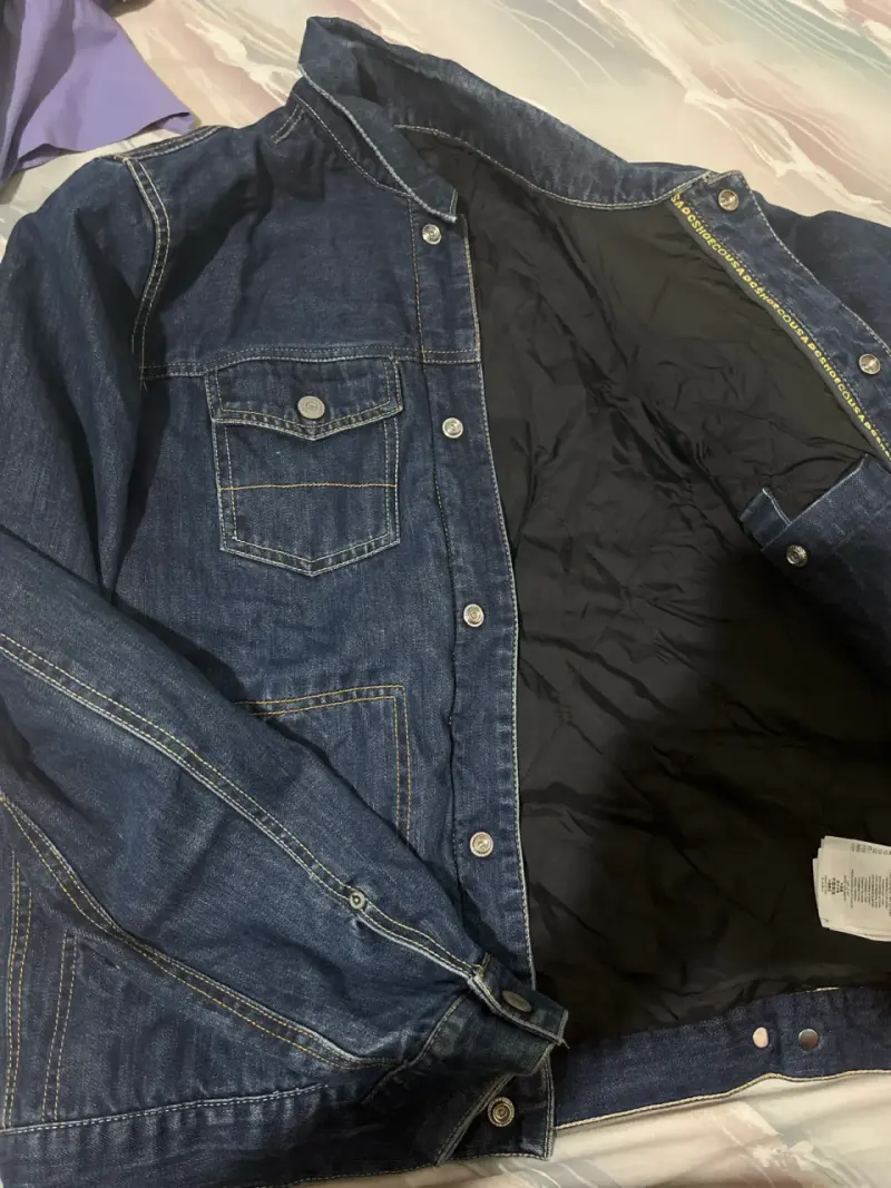 Chaqueta de mezclilla azul - 1