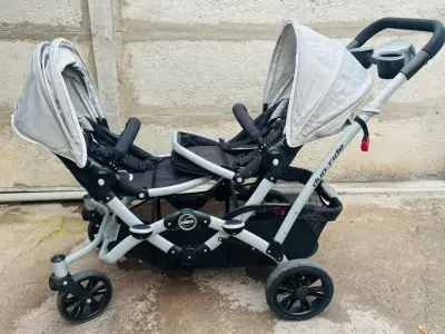 Coche doble para bebés - miniatura 4