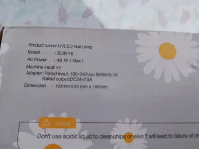 Lámpara led para uñas - miniatura 5