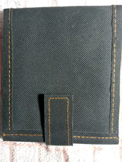 Cartera de tela negra - miniatura 1