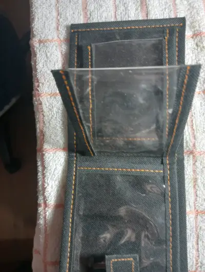 Cartera de tela negra - miniatura 2