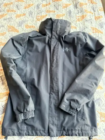 Chaqueta impermeable gris Helly Hansen - miniatura 1