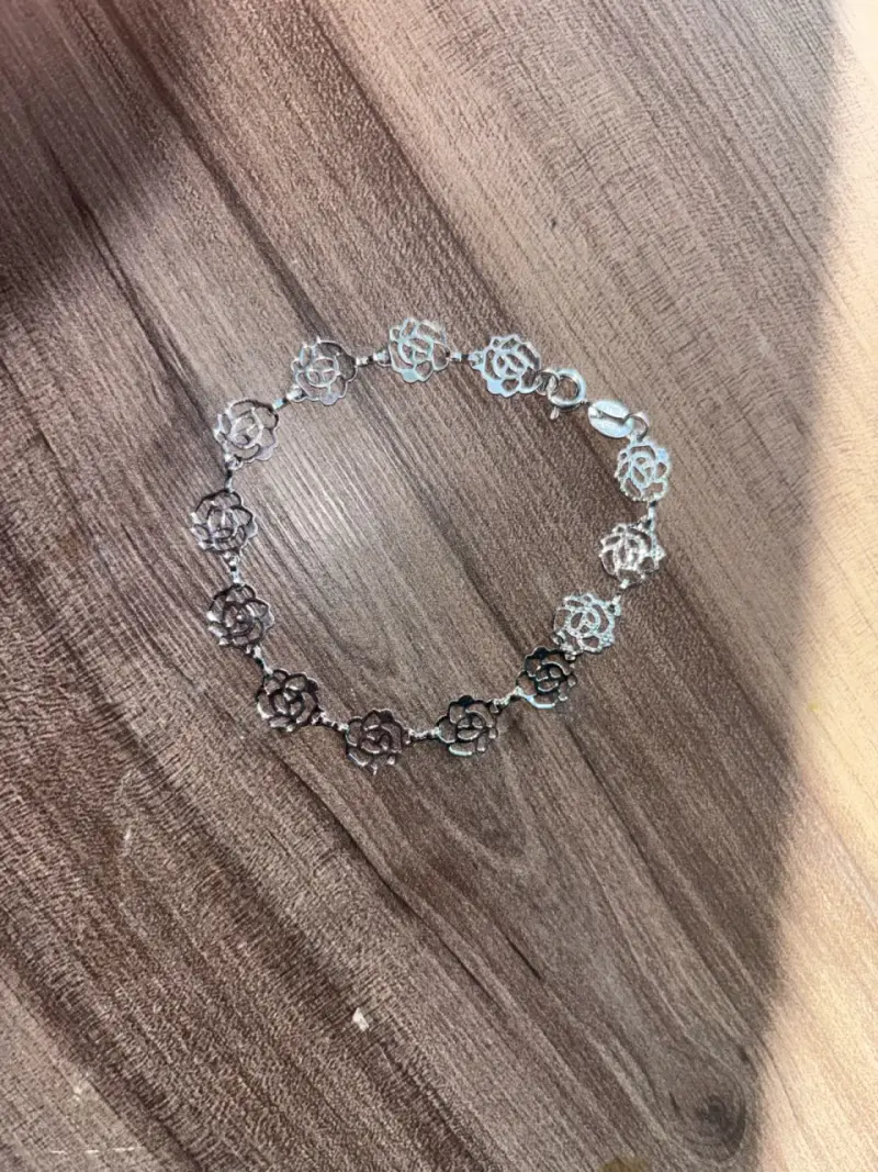 Pulsera de plata con charms - 6