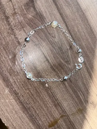 Pulsera de plata con eslabones - miniatura 4