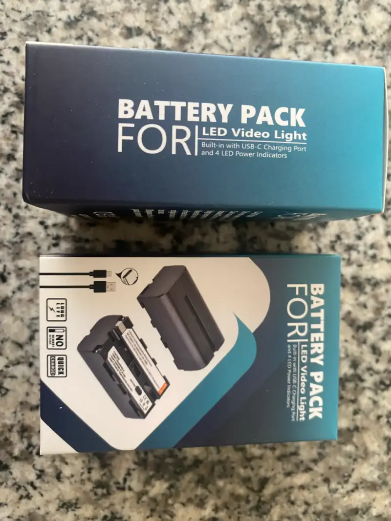 Pack de baterías para luz LED - 2