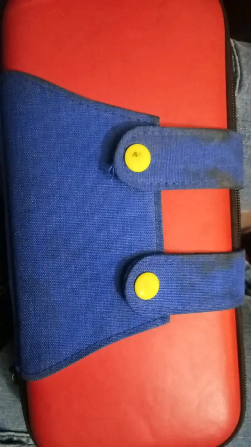 Consola portátil colorida en funda - 3