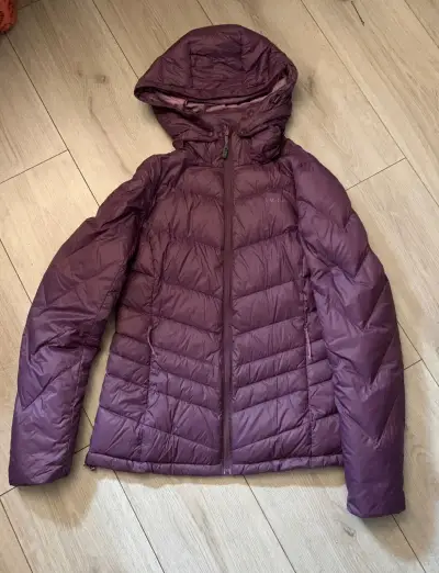 Parka morada plumas acolchada lattitude M - miniatura 1