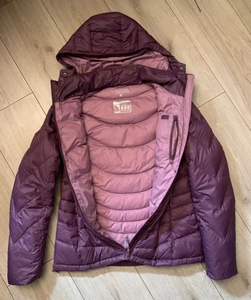 Parka morada plumas acolchada lattitude M - 2