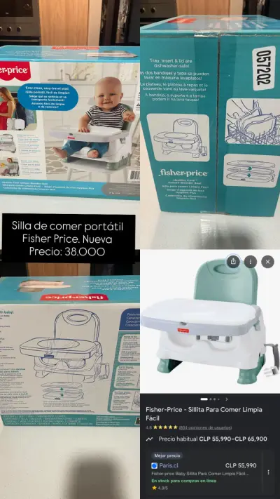 Asiento elevador Fisher-Price nuevo - miniatura 4