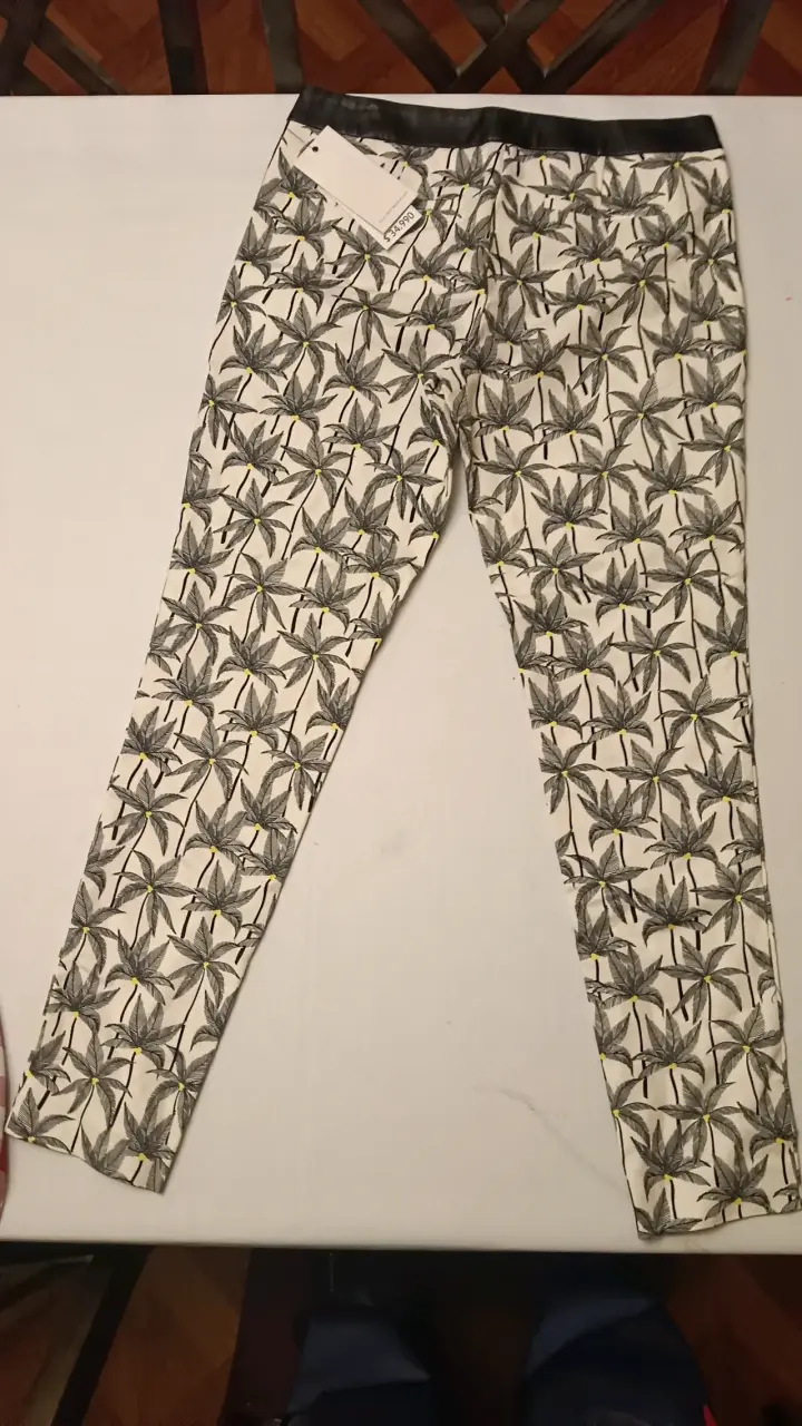 Pantalones estampados tropicales - 2