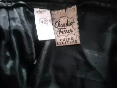 Pantalón  de cuero legítimo - miniatura 1