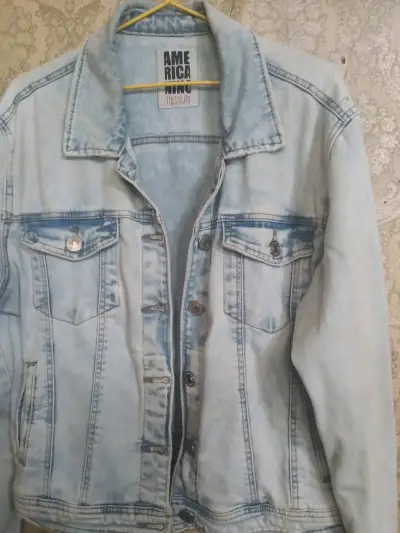 Chaqueta de mezclilla clara - miniatura 1