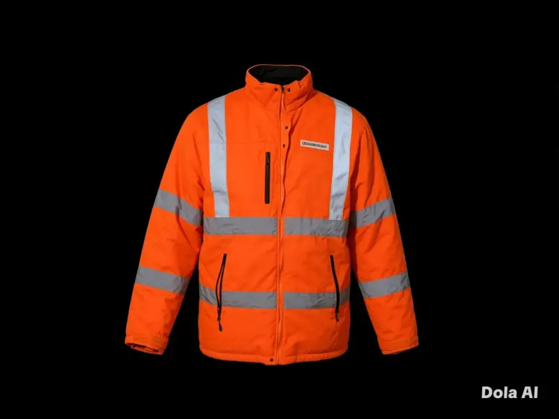 Chaqueta reflectante naranja - 3