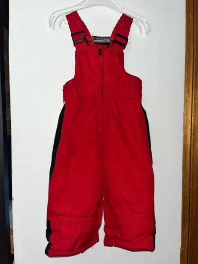 Overol de nieve rojo infantil - miniatura 1