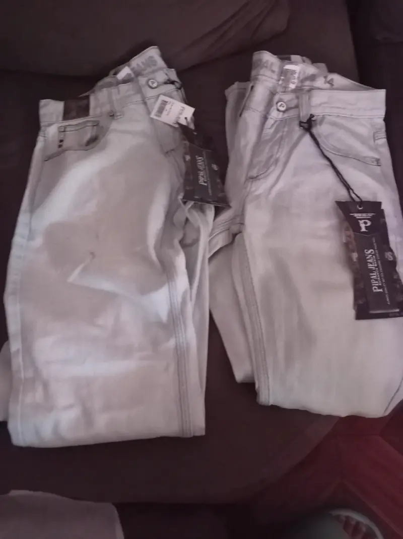 Jeans slim fit grises - 2