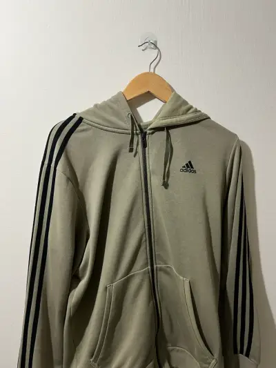 Polerón Adidas con capucha beige L - miniatura 3