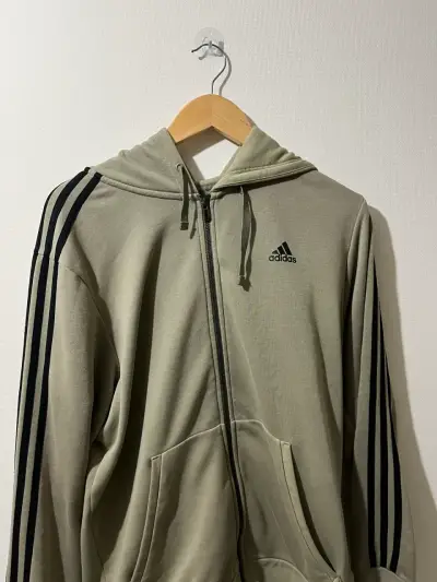 Polerón Adidas con capucha beige L - miniatura 4