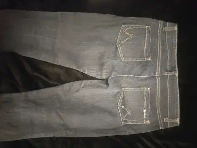 Jeans azul oscuro mujer - miniatura 2