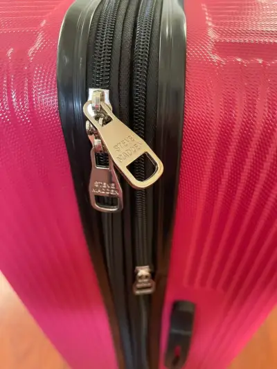 Maleta Stive Mansson rosa con ruedas 360* - miniatura 3