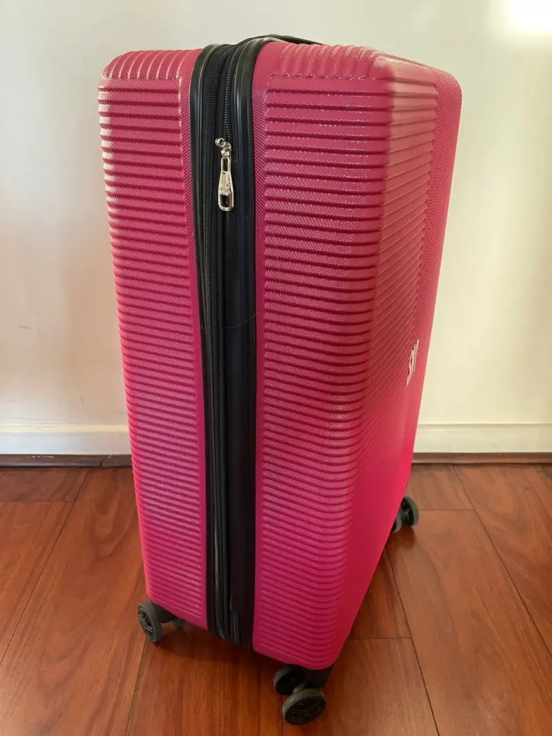 Maleta Stive Mansson rosa con ruedas 360* - 4