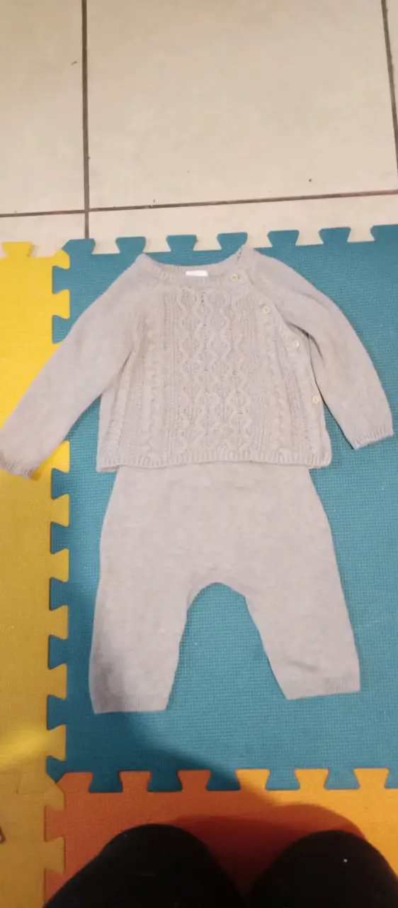 Conjunto de ropa infantil Gris - 2