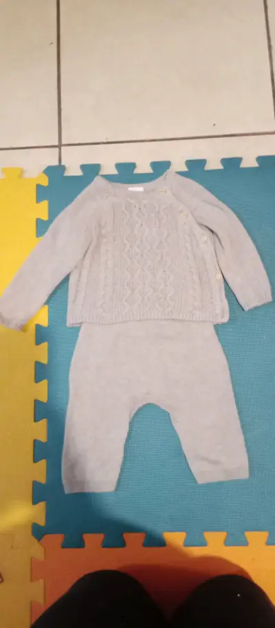 Conjunto de ropa infantil Gris - miniatura 2