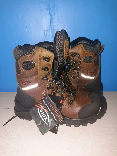 Botas de seguridad marrones V-FLEX - miniatura 1