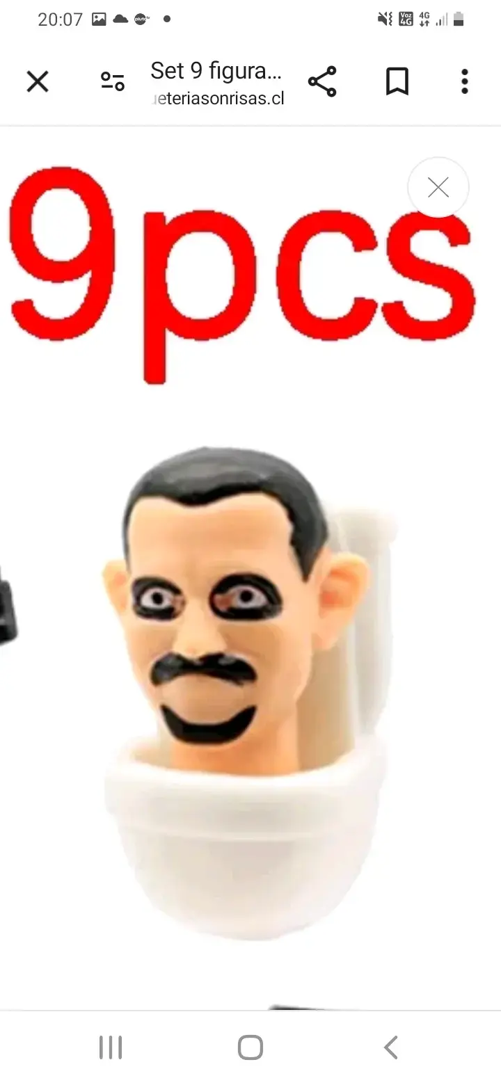 Set 9 figuras Skibidi Toilet - 2