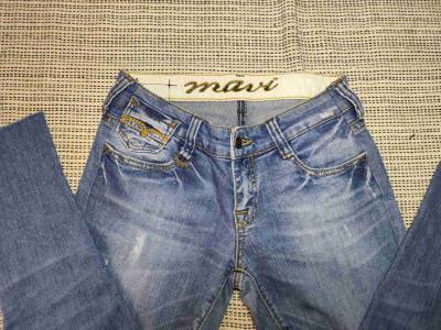 ᯓ★ Jeans Mavi Vintage/Y2K "Estilo Pescador / Cropp - miniatura 2