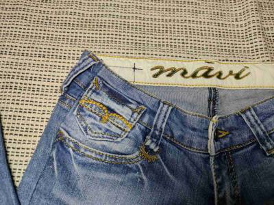 ᯓ★ Jeans Mavi Vintage/Y2K "Estilo Pescador / Cropp - miniatura 3