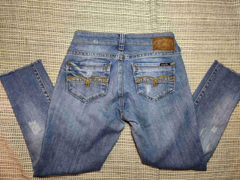 ᯓ★ Jeans Mavi Vintage/Y2K "Estilo Pescador / Cropp - 5