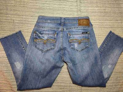 ᯓ★ Jeans Mavi Vintage/Y2K "Estilo Pescador / Cropp - miniatura 5